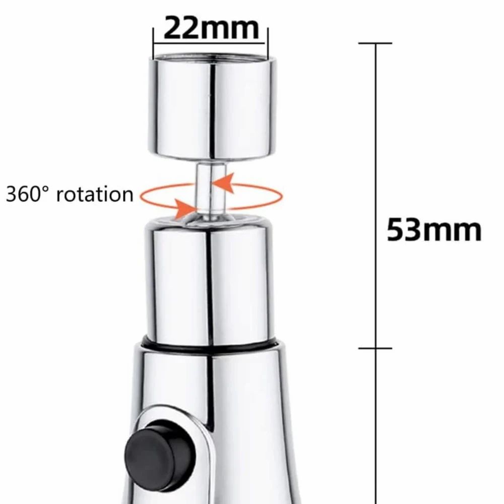 360° Rotating Faucet Head