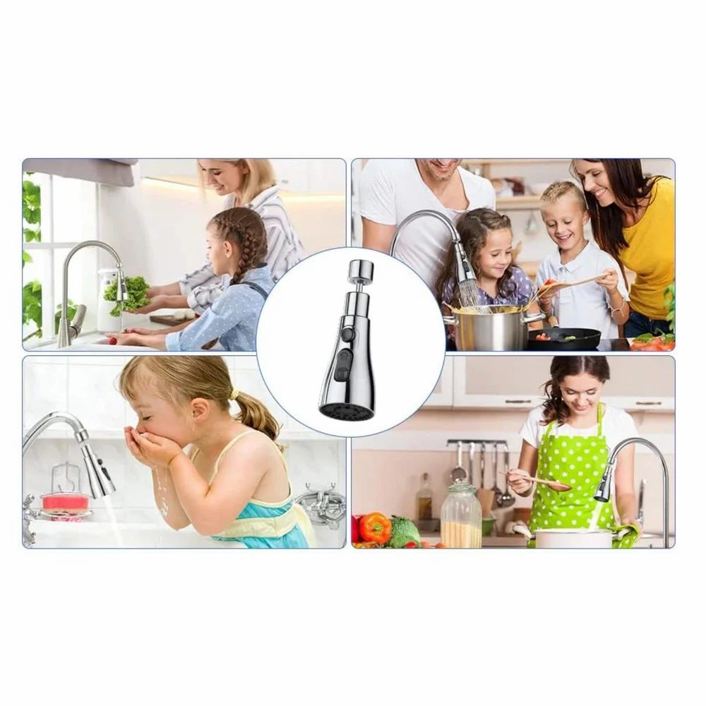 360° Rotating Faucet Head
