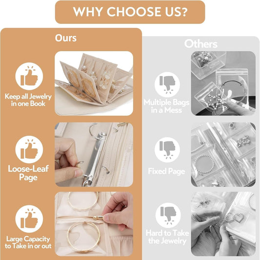 GlamFolio™ Jewelry Organizer Book