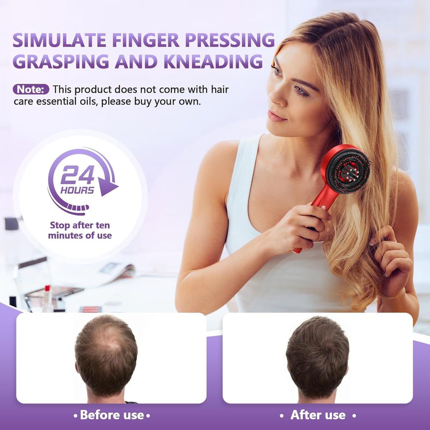 Electric Scalp Massager & Oil Applicator
