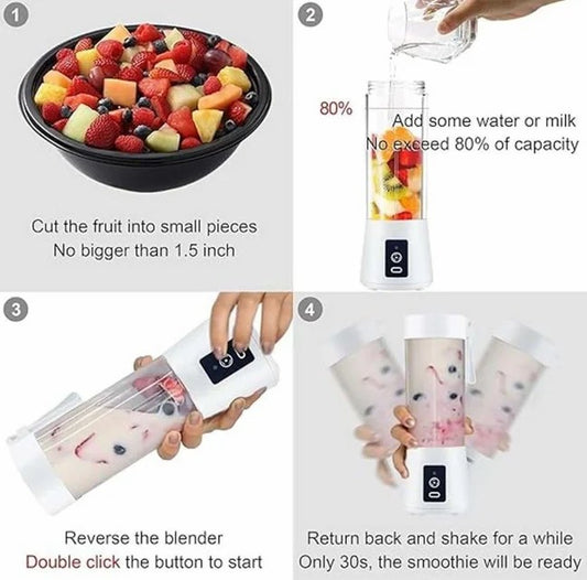 6 Blades USB Power Juicer