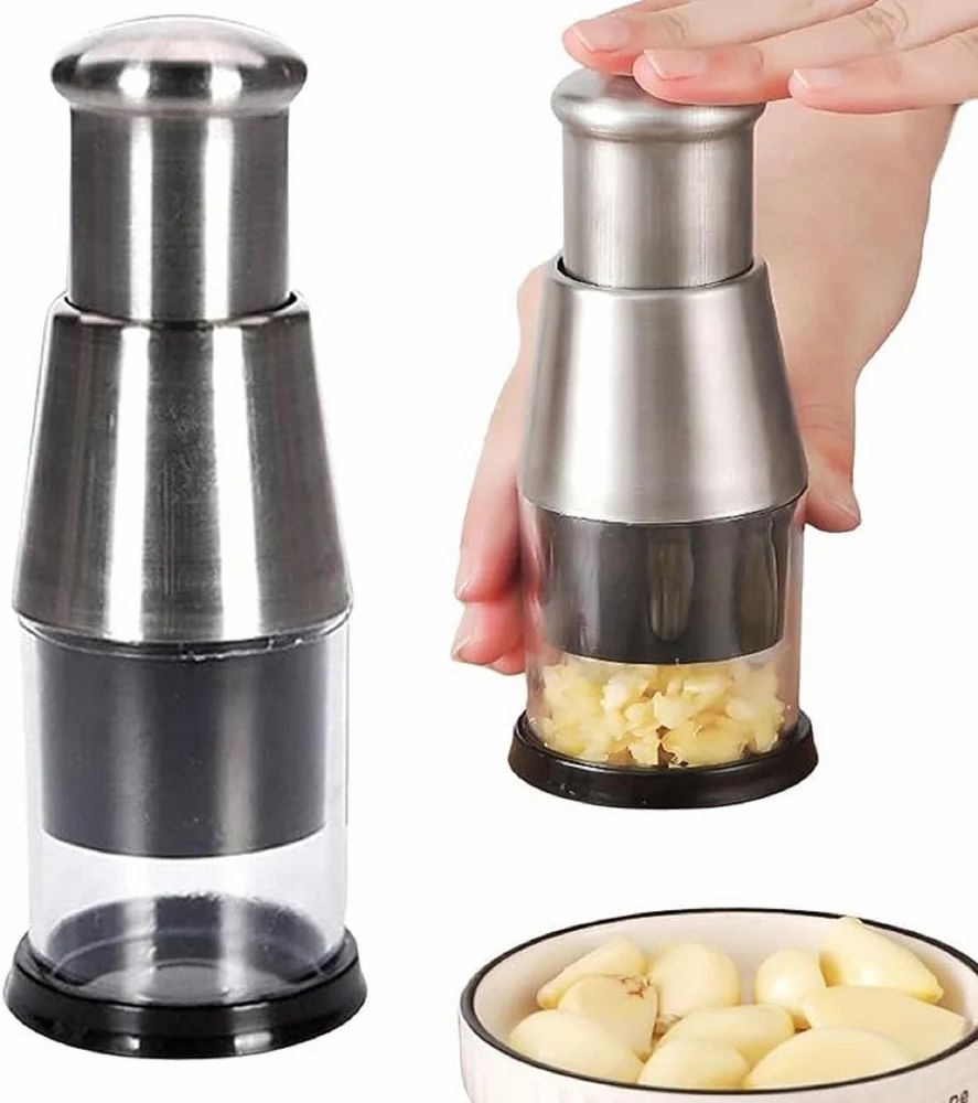 Effortless Hand Press Garlic Chopper