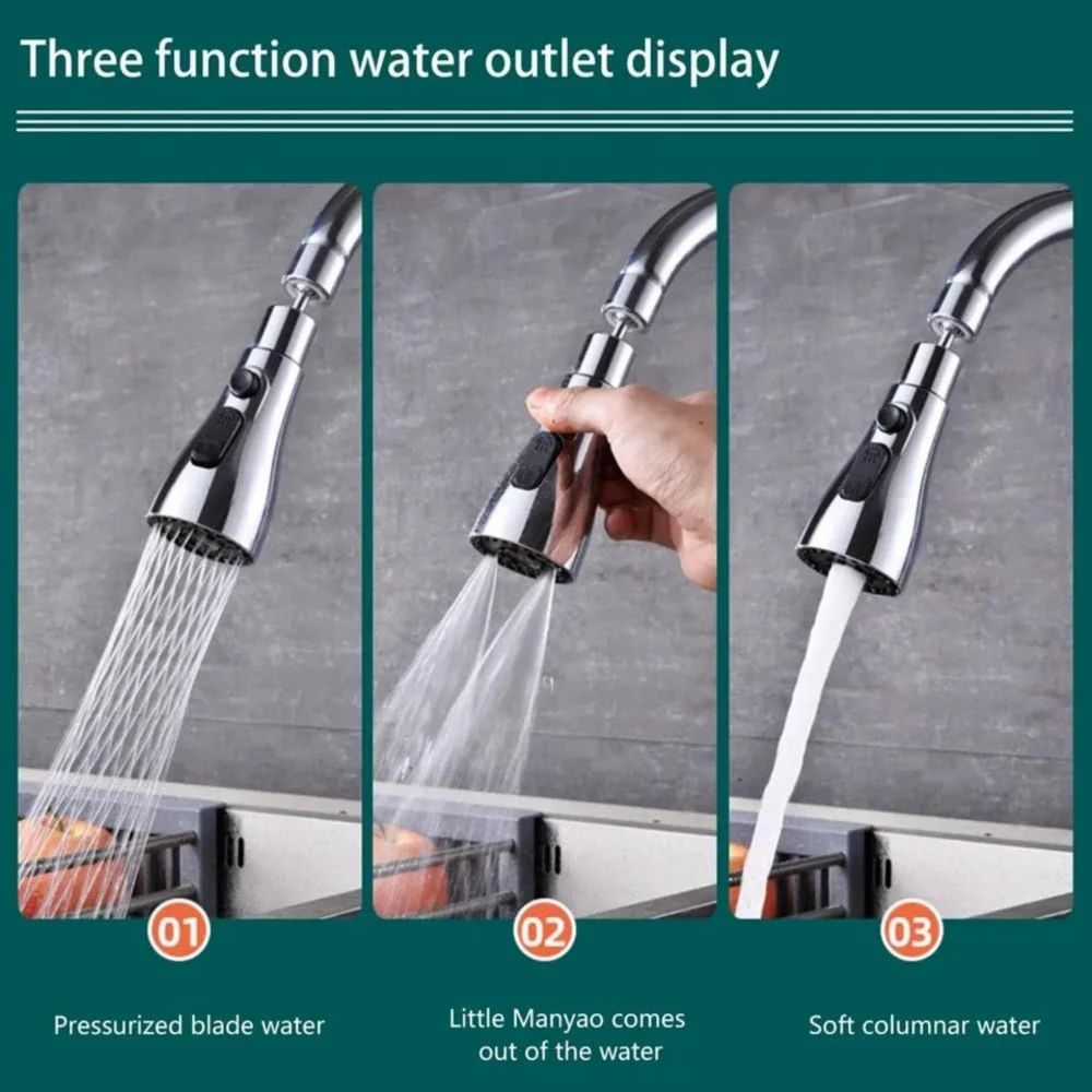360° Rotating Faucet Head
